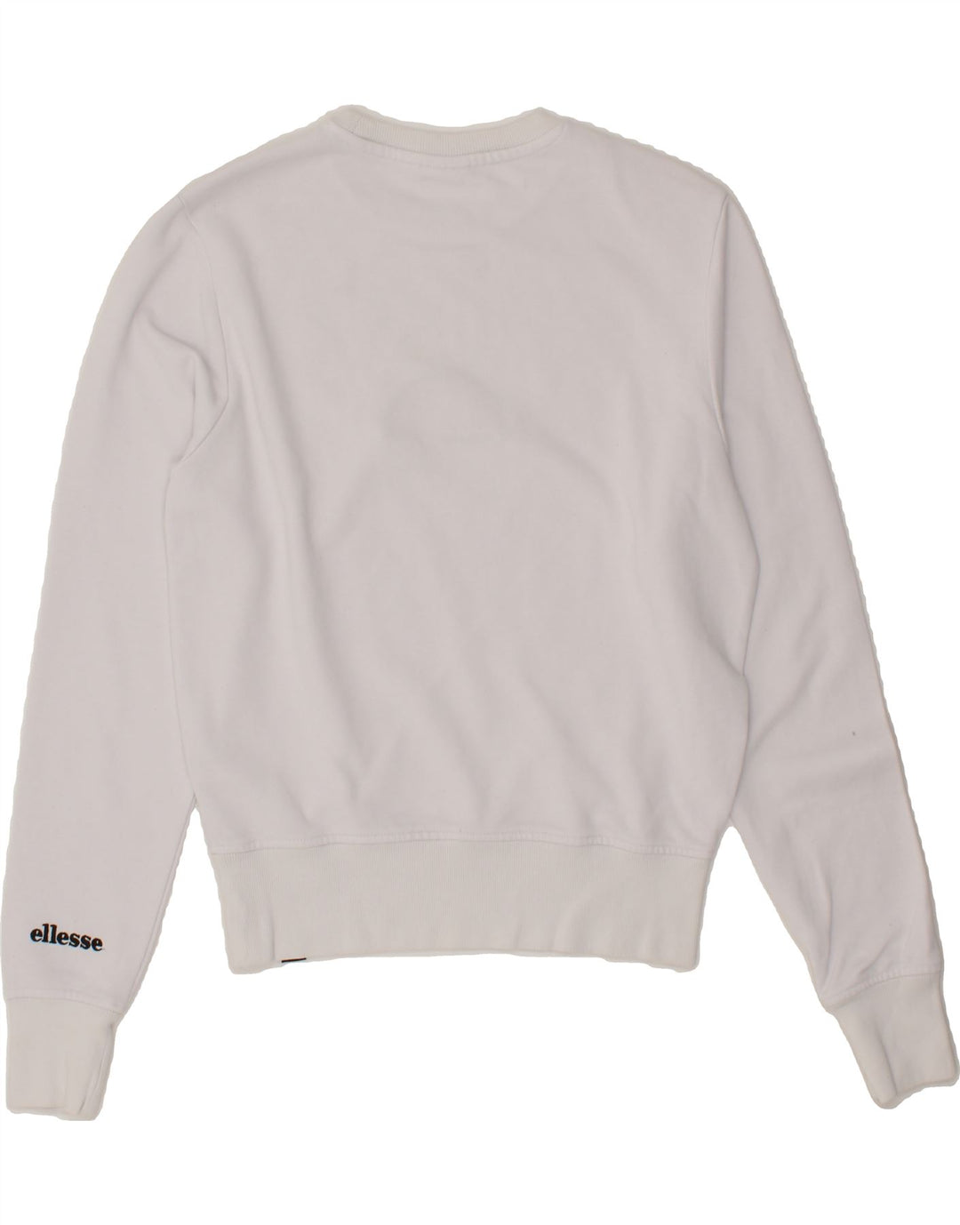 ELLESSE Womens Oversized Graphic Sweatshirt Jumper UK 10 Small Blue Vintage Ellesse and Second-Hand Ellesse from Messina Hembry 