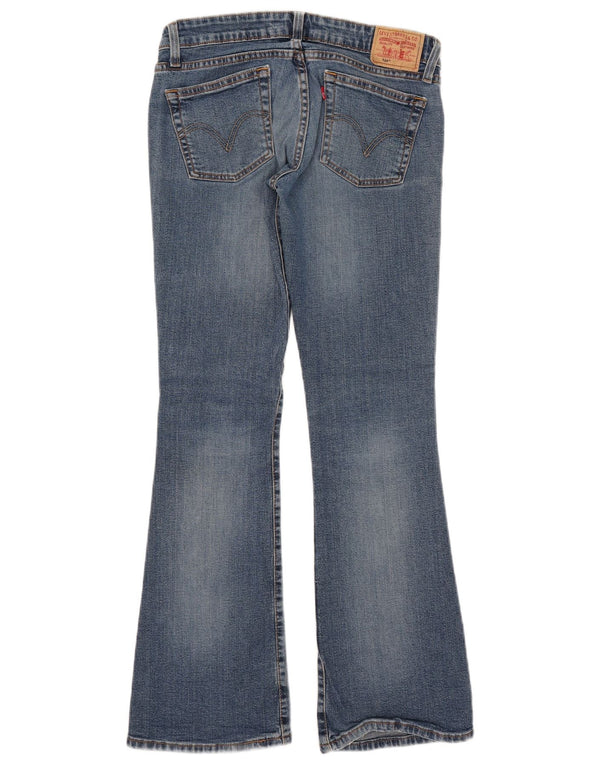 Levi's Dame 524 Super Low Bootcut Jeans Medium W30 L30 Blå Bomuld