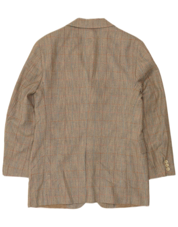 Oakmont Herre 2-knaps blazerjakke str. 39 Medium Brown Check