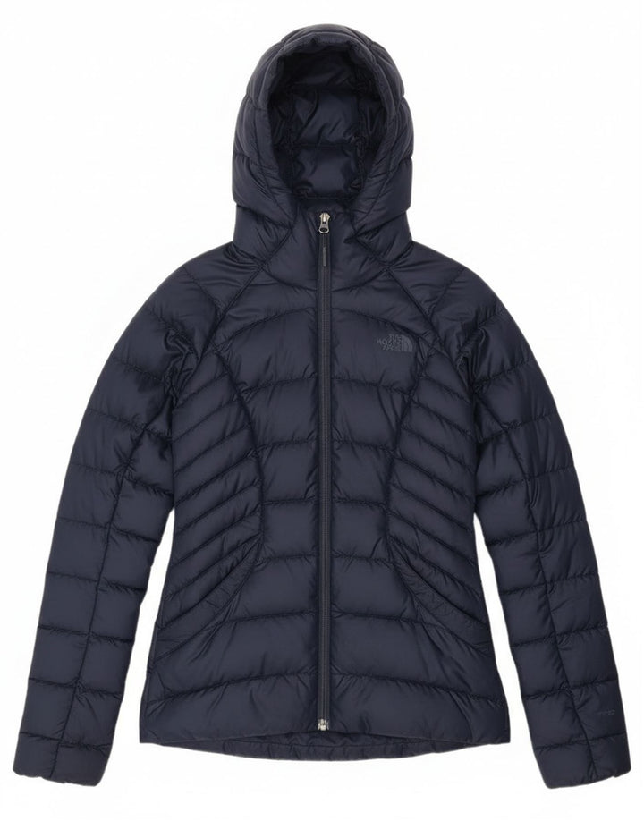 The North Face, polstret hættejakke til kvinder, UK 6 XS marineblå polyester