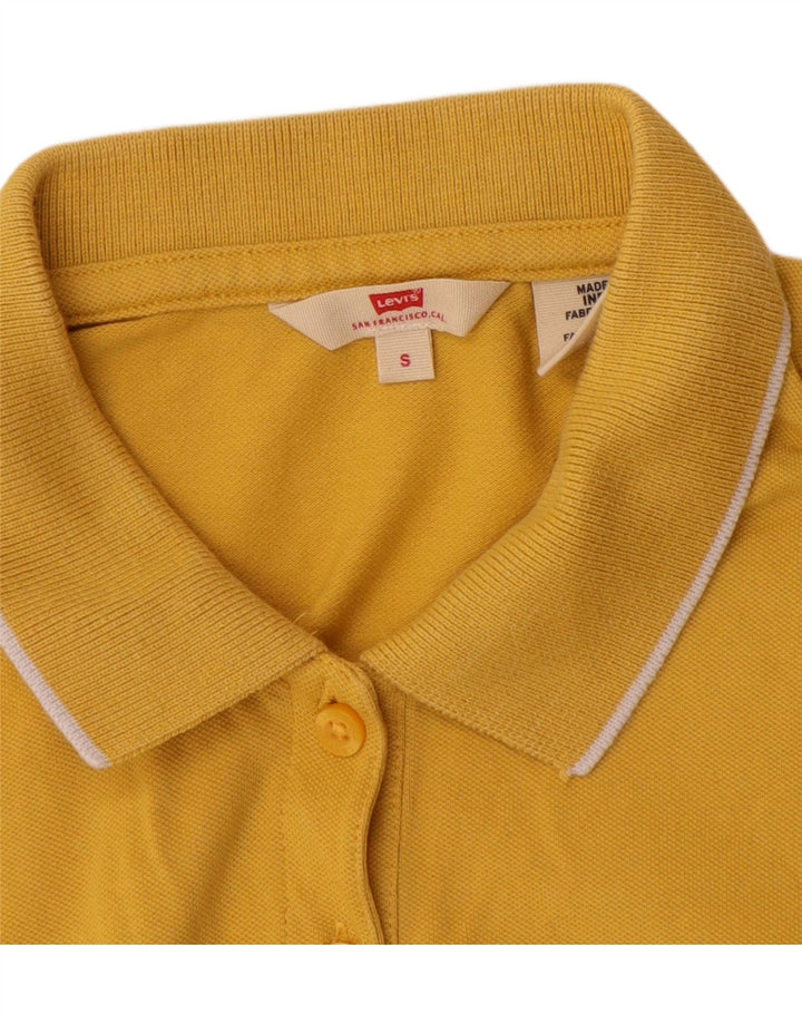 LEVI'S Dame Polo Shirt Lille Gul Bomuld
