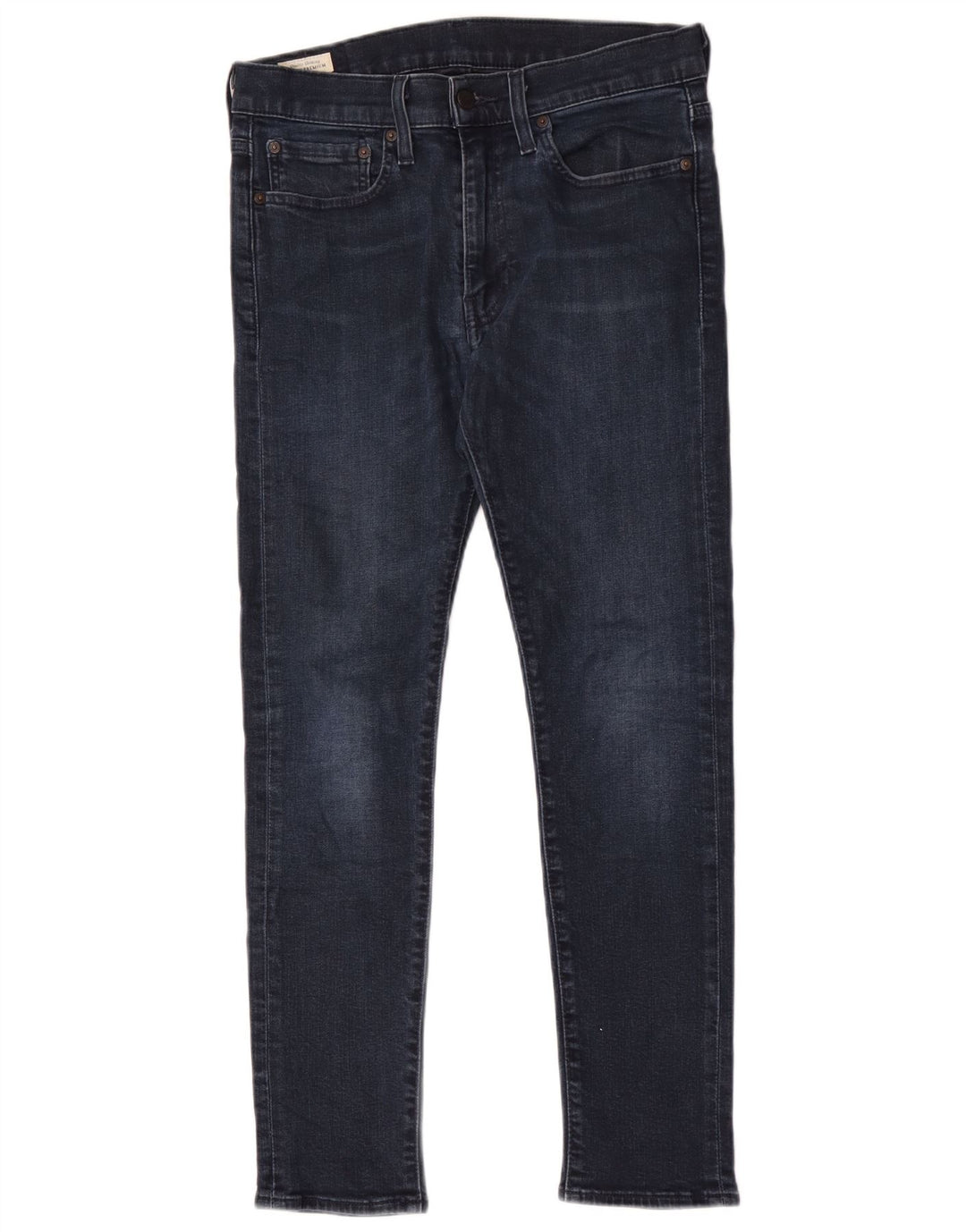 Levi's Slim Jeans til mænd W32 L30 Marineblå bomuld