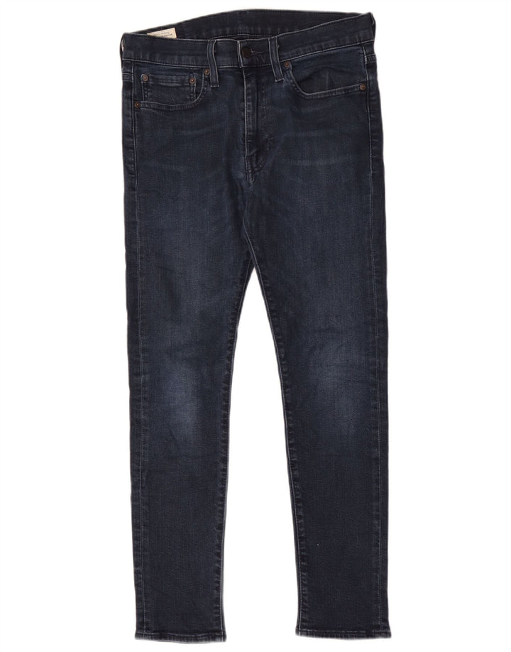 Levi's Slim Jeans til mænd W32 L30 Marineblå bomuld