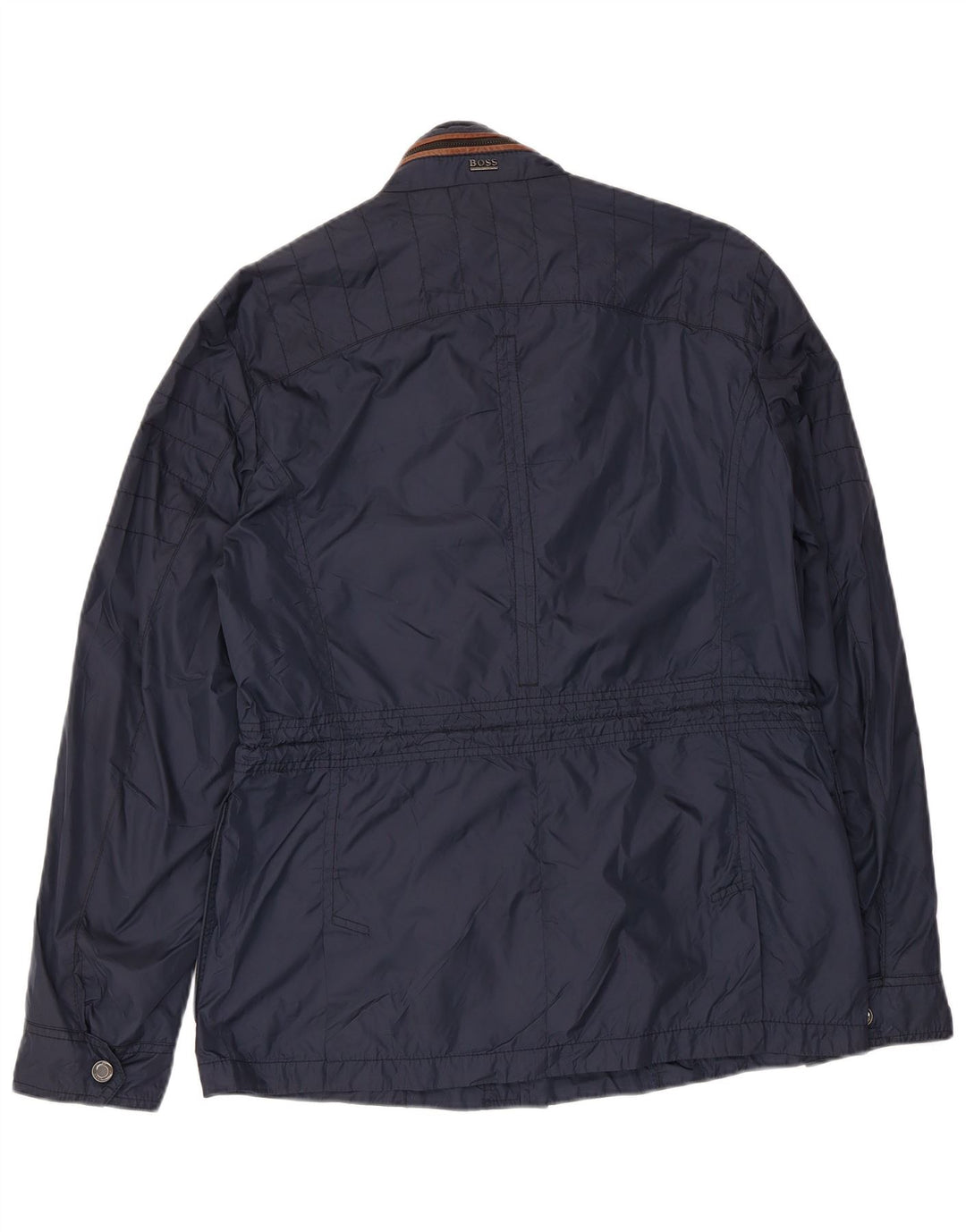 HUGO BOSS Herre Utility Jacket EU 46 Small Navy Blue Polyamide