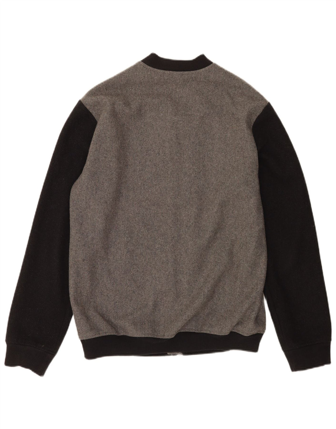 Gianni Lupo Herre Bomber Jacket UK 40 Large Grå Colourblock Uld