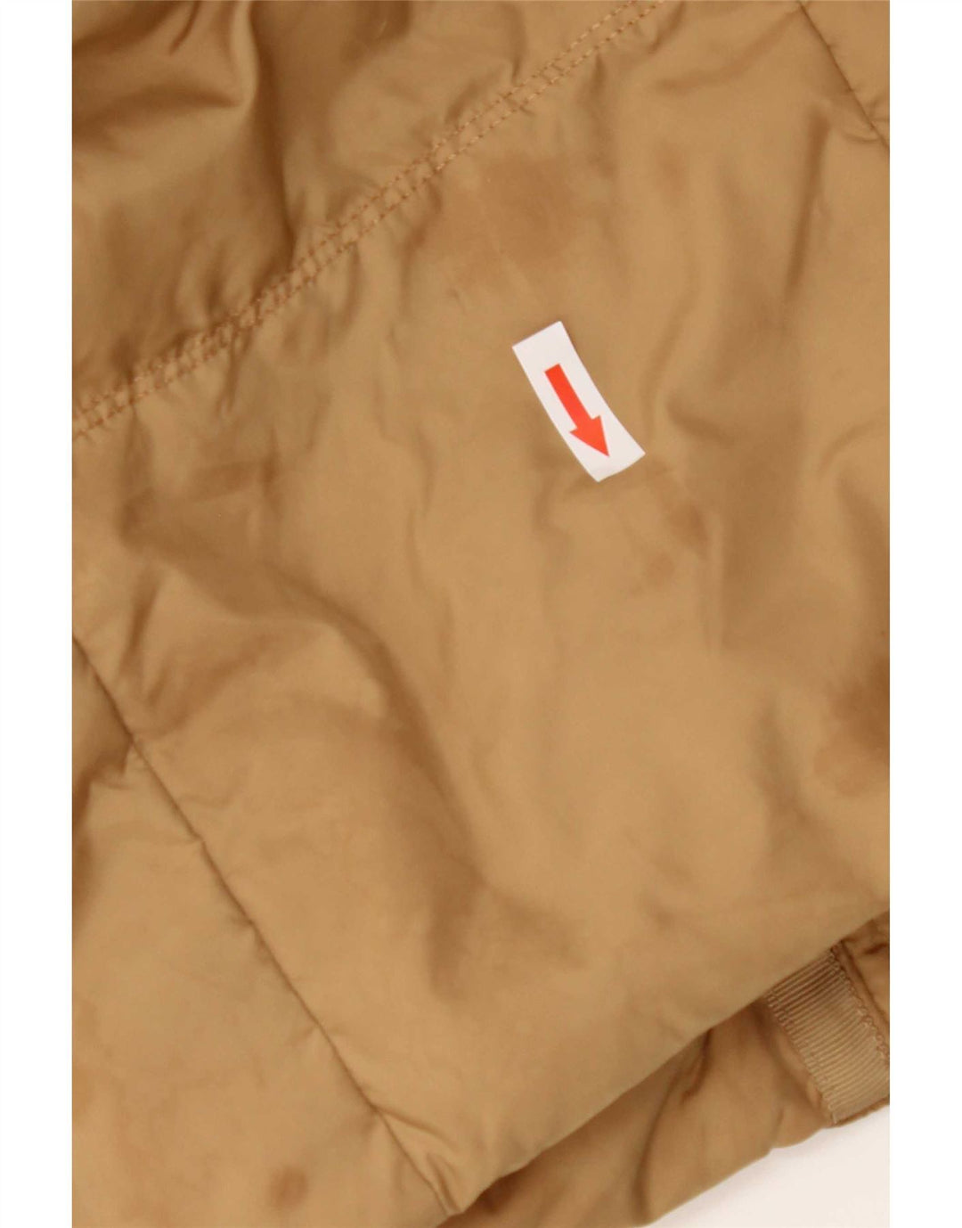 Tommy Hilfiger Dame Hætte Polstret Frakke UK 10 Lille brun polyester