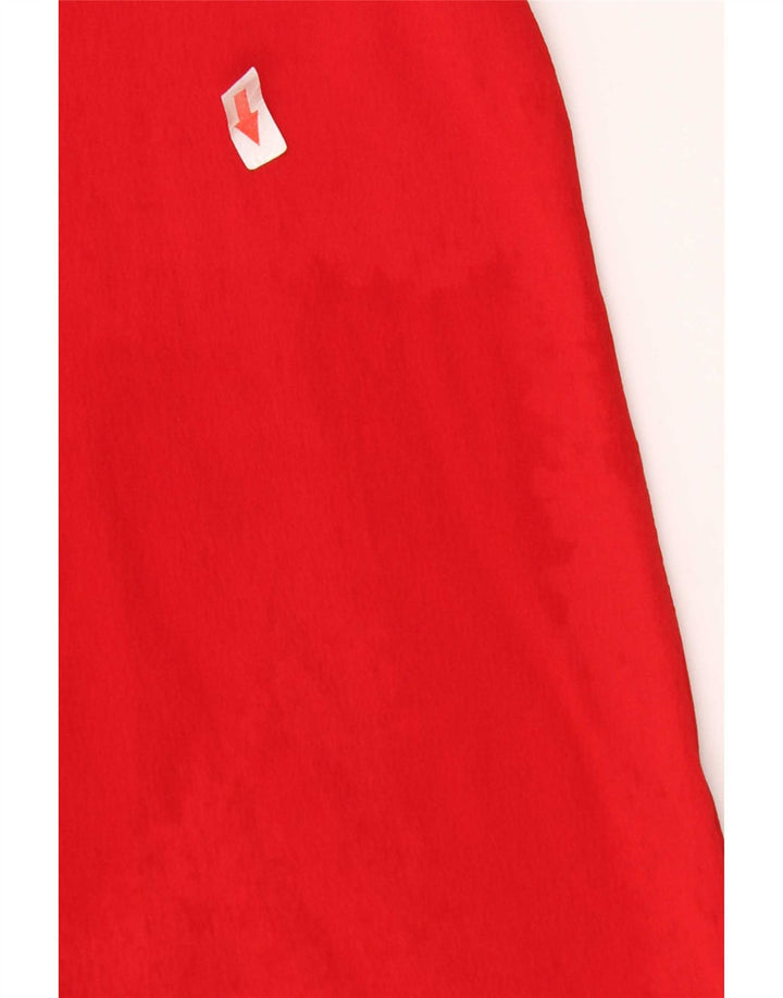 Vintage Damebluse Top IT 46 Large Red Silk