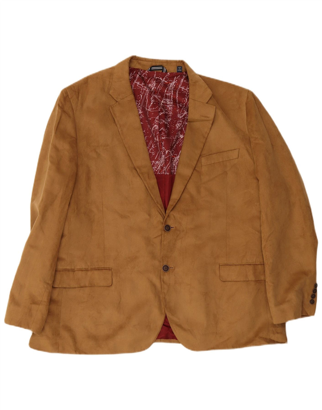 Nautica Herre Regular Fit 2-knaps blazerjakke IT 50 Stor Beige Polyester