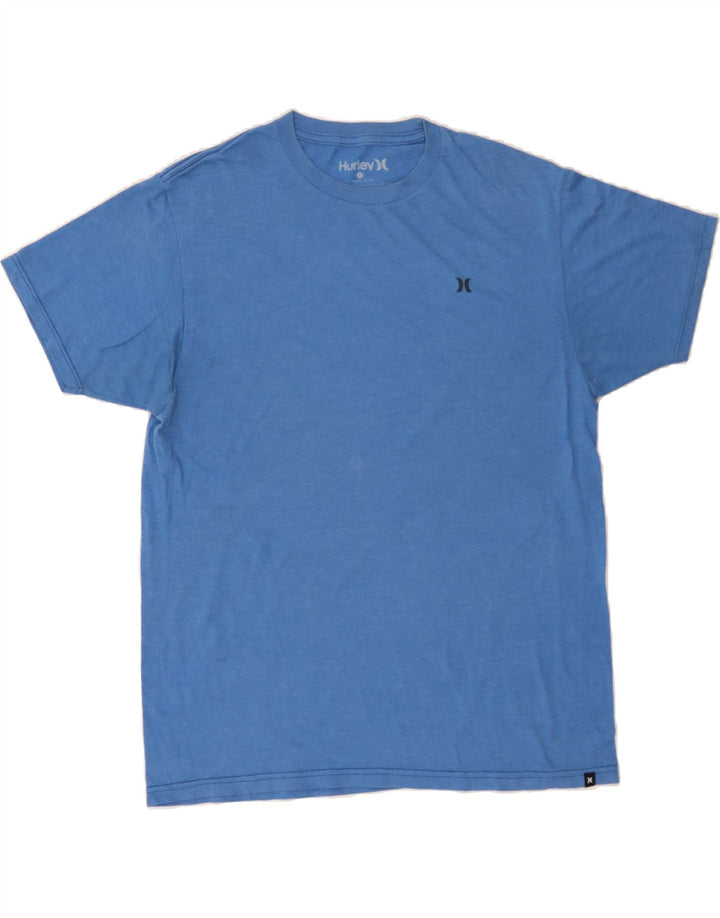 HURLEY Womens T-Shirt Top UK 16 Large Blue Cotton Vintage Hurley and Second-Hand Hurley from Messina Hembry 