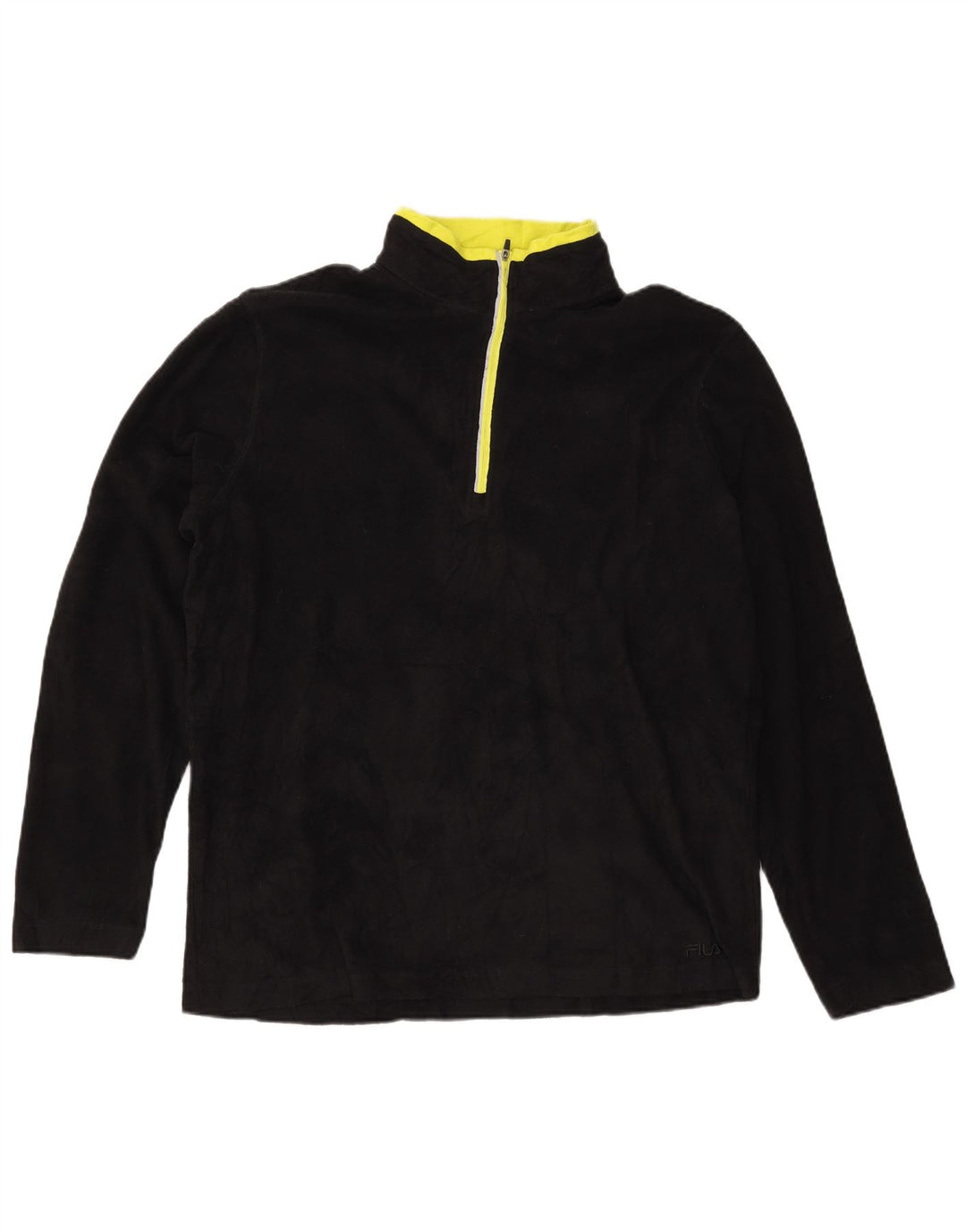 FILA Fleece Jumper med lynlås til mænd XL Sort Polyester