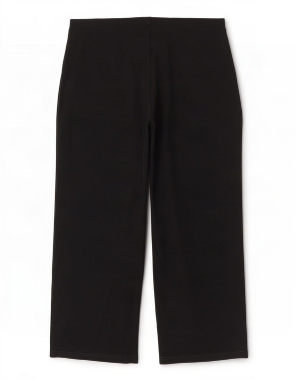 Marks & Spencer bukser med brede ben til kvinder UK 14 Large W32 L26 Black