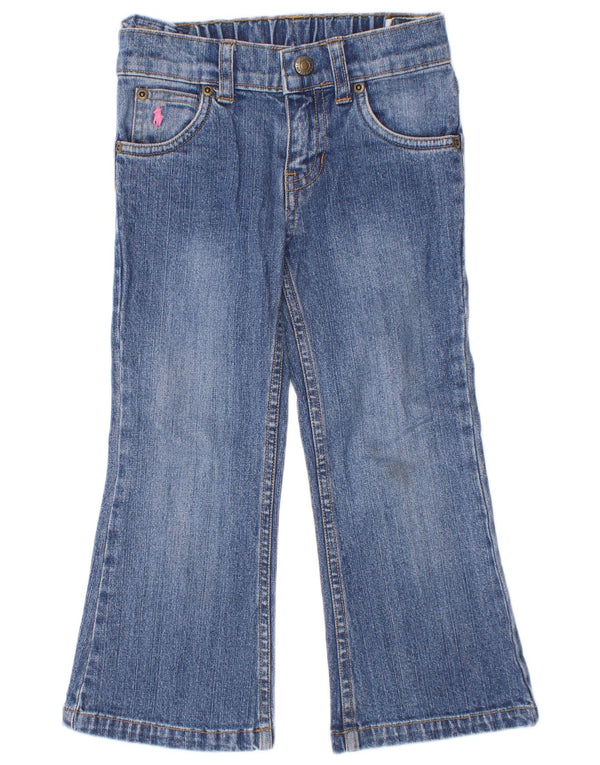 Ralph Lauren Boys Bootcut Jeans 3-4 år W20 L16 Blå Bomuld