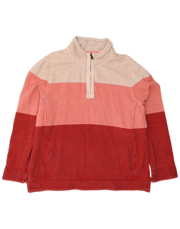 Fat Face Dame Sweatshirt Jumper UK 18 XL Flerfarvet Colourblock