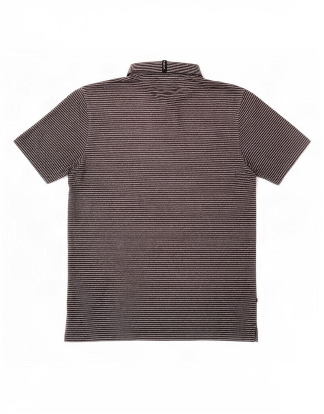 Puma Polo Shirt til mænd, stor grå nålestribet polyester