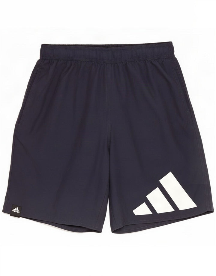 Adidas Grafiske sportsshorts til mænd Medium Navy Blue