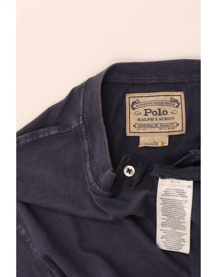 Polo Ralph Lauren Herre Top Langærmet Medium Navy Blue Bomuld