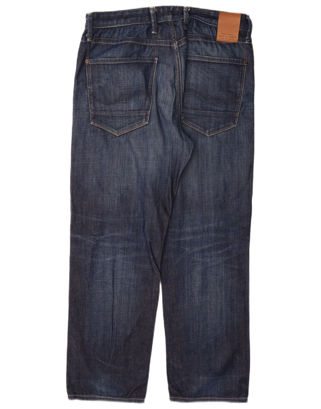 Jack & Jones Straight Jeans til mænd W32 L30 blå bomuld