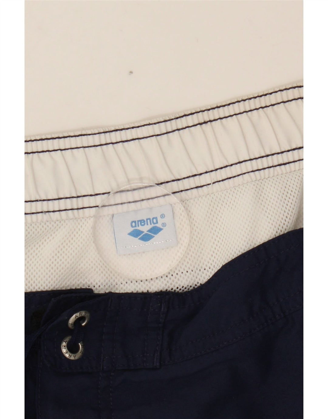 Arena Grafiske svømmeshorts til mænd Medium Navy Blue Colourblock