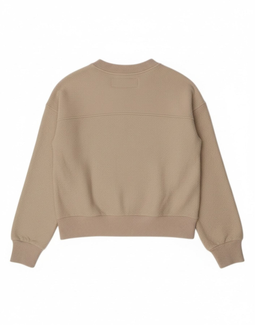 Benetton Dame Boat Neck Jumper Sweater UK 10 Small Off White Classic