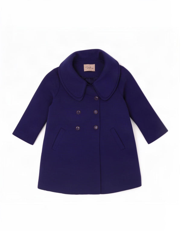Darling Womens Trench Coat 3/4 ærmer UK 6 XS marineblå polyester