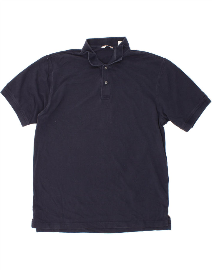 IZOD Mens Polo Shirt XL Navy Blue Cotton Vintage Izod and Second-Hand Izod from Messina Hembry 