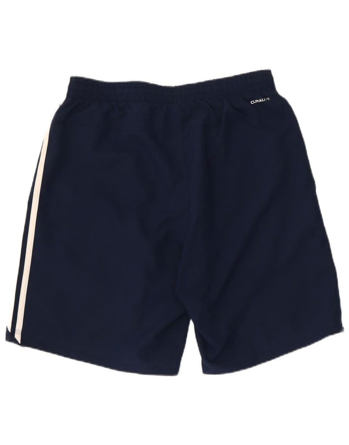 ADIDAS Mens Climalite Sport Shorts Medium Navy Blue Polyester