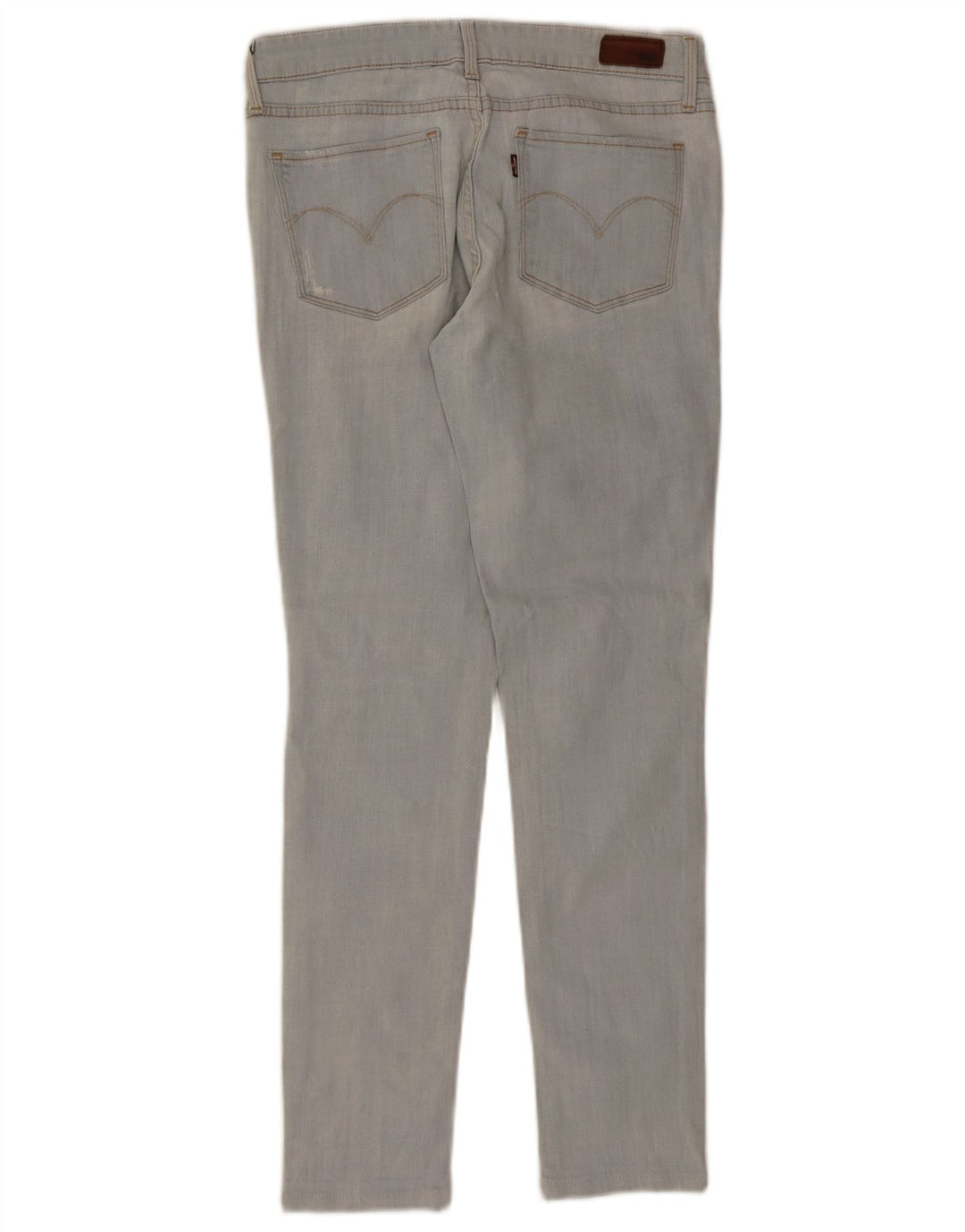 LEVI'S Dame Demi Curve Distressed Skinny Jeans W29 L29 Blå