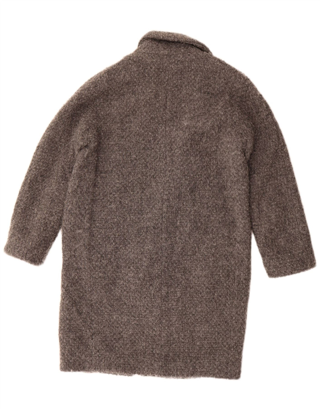 Massimo Dutti Dame Oversized Overfrakke UK 10 Small Grå