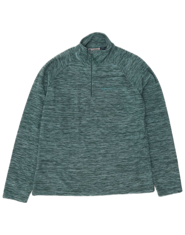 Mountain Warehouse Dame Fleece Jumper med lynlås DK 12 Medium Grøn Flecked