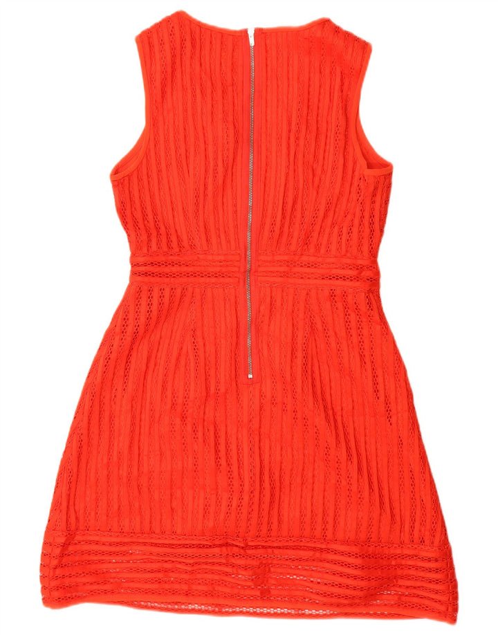 J. Crew Dame Ærmeløs A-Line Kjole US 2 XS Rød Polyester