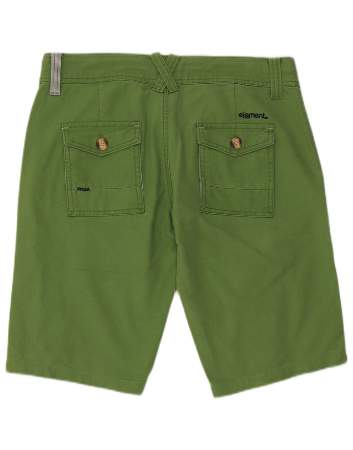 Element Chino Shorts til mænd W30 Mellemgrøn bomuld