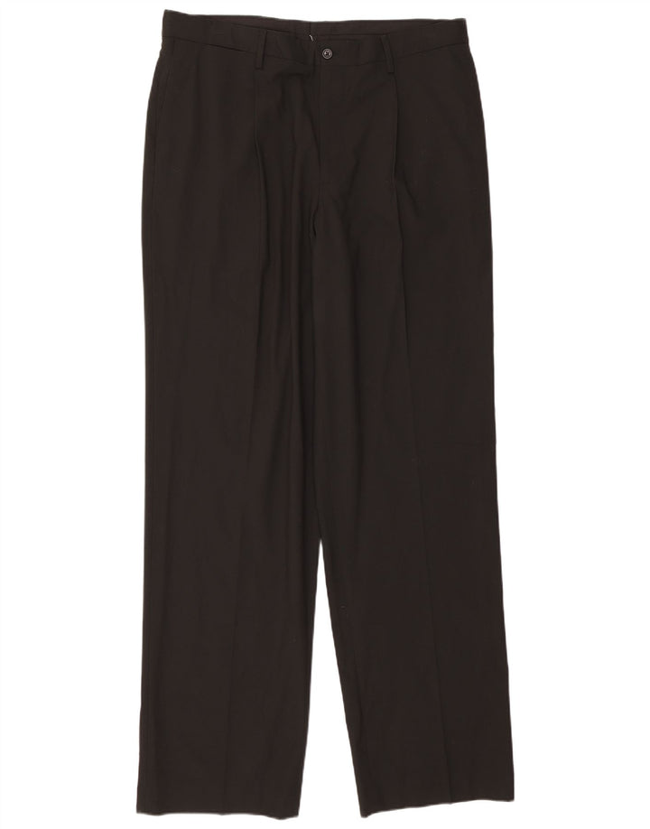 NAUTICA Herre Rigger Pegged Classic Fit Suit Bukser W36 L34 Sort