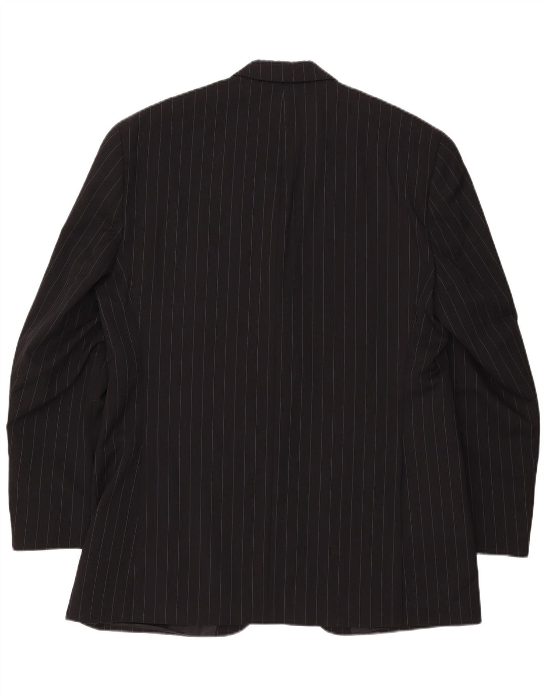 CHAPS Herre 3-knaps blazerjakke UK 42 XL Sort nålestribet uld