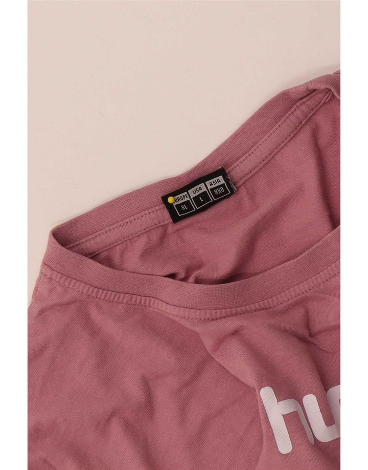 Hummel Herre Grafisk T-Shirt Top Stor Pink
