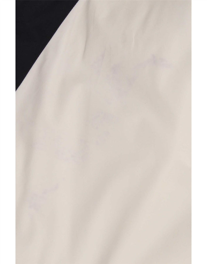 Adidas træningsdragt til kvinder, topjakke UK 16 Large White Colourblock Polyester