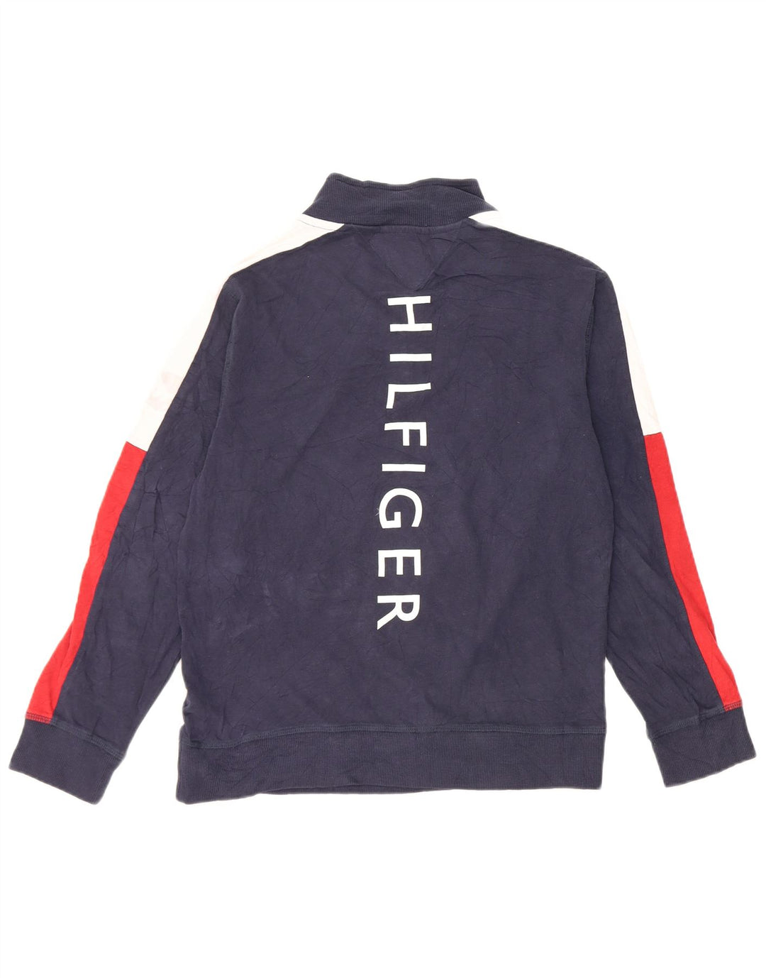Tommy Hilfiger Boys Sweatshirt Jumper 15-16 år Large Navy Blue