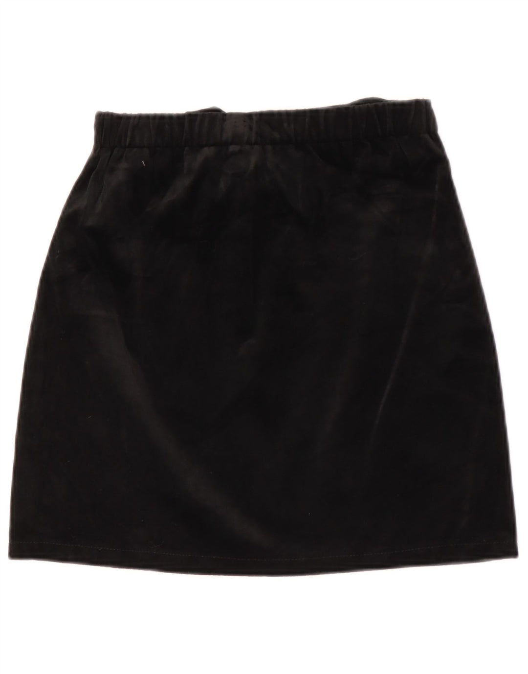 Vintage Dame Velvet Mini Skirt W26 Small Black