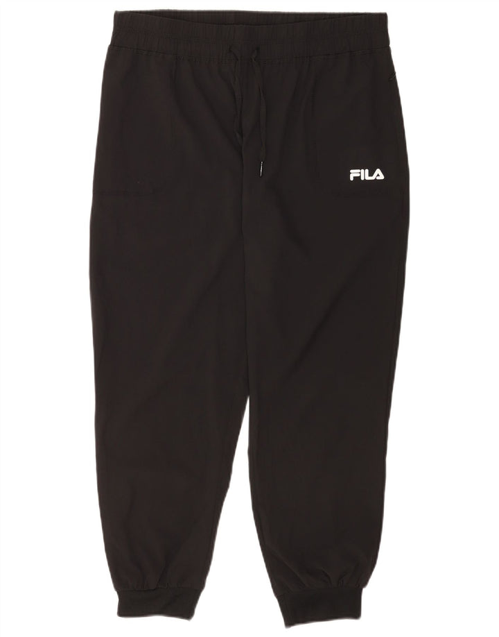 Fila træningsdragt til kvinder Joggers UK 12 Medium Sort Polyester
