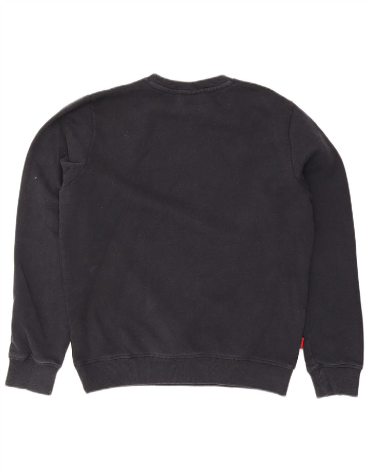 Superdry Sweatshirt til mænd, stor marineblå bomuld