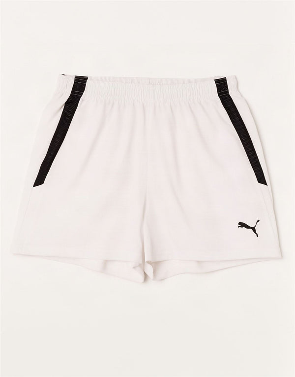 Puma Herre Sportshorts Medium White Colourblock Polyester
