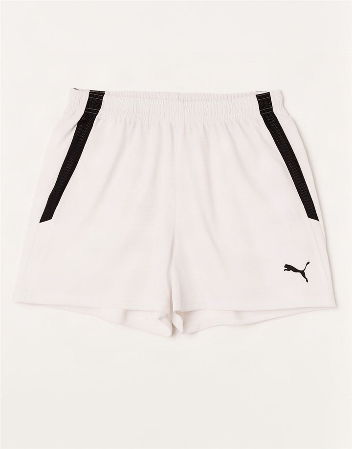 Puma Herre Sportshorts Medium White Colourblock Polyester