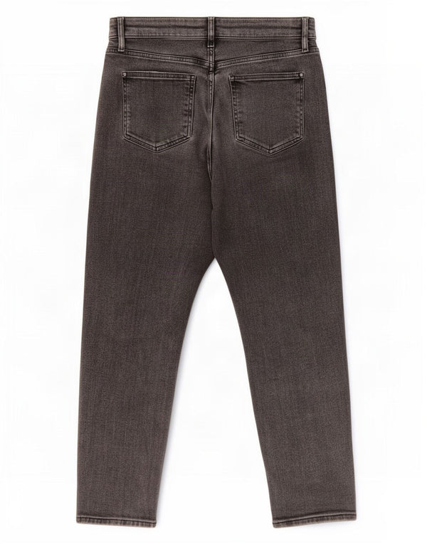 Marks & Spencer Womens Boyfriend Tapered Jeans UK 12 Medium W30 L26 Grey