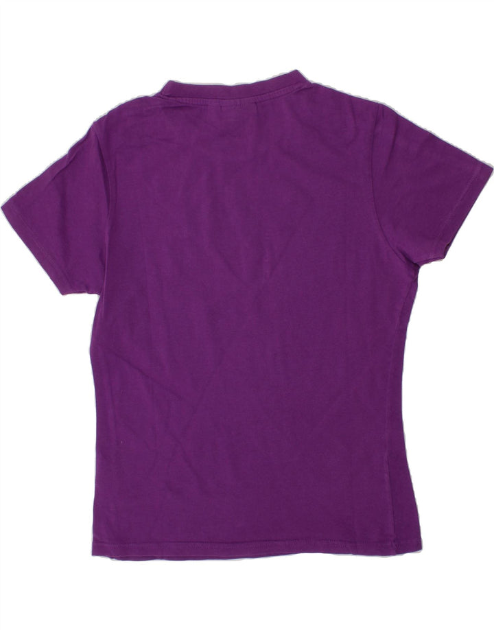 FILA Womens T-Shirt Top Medium Purple Cotton Vintage Fila and Second-Hand Fila from Messina Hembry 