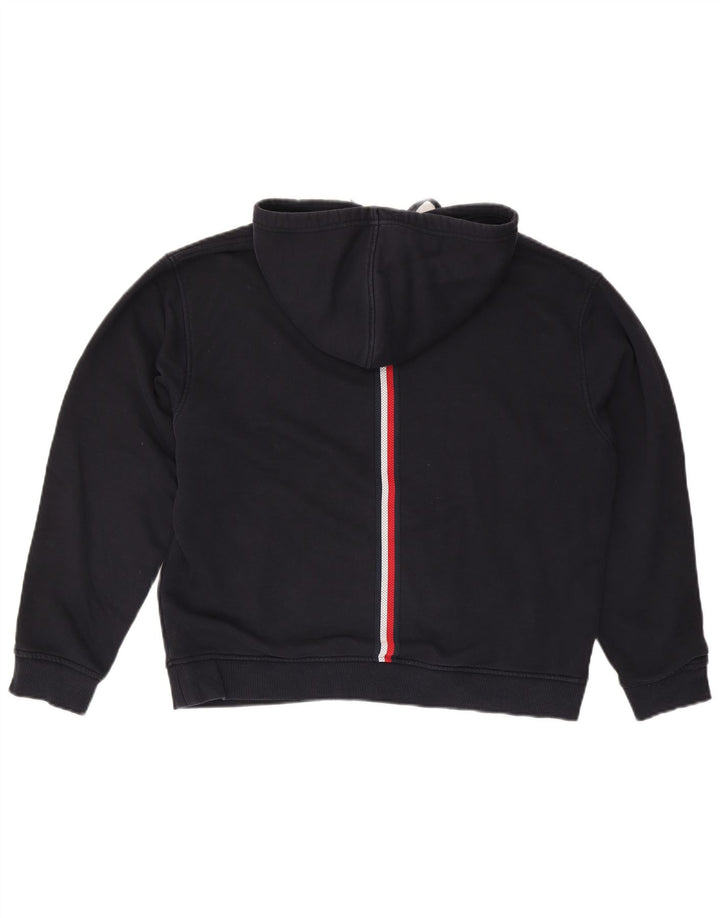 Tommy Hilfiger Dame Oversized Hoodie Jumper UK 14 Medium Navy Blue