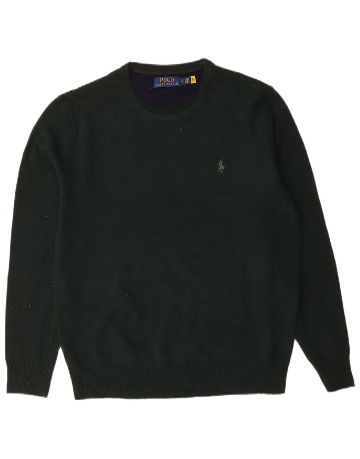Polo Ralph Lauren Herre trøje med rund hals, lille grøn uld