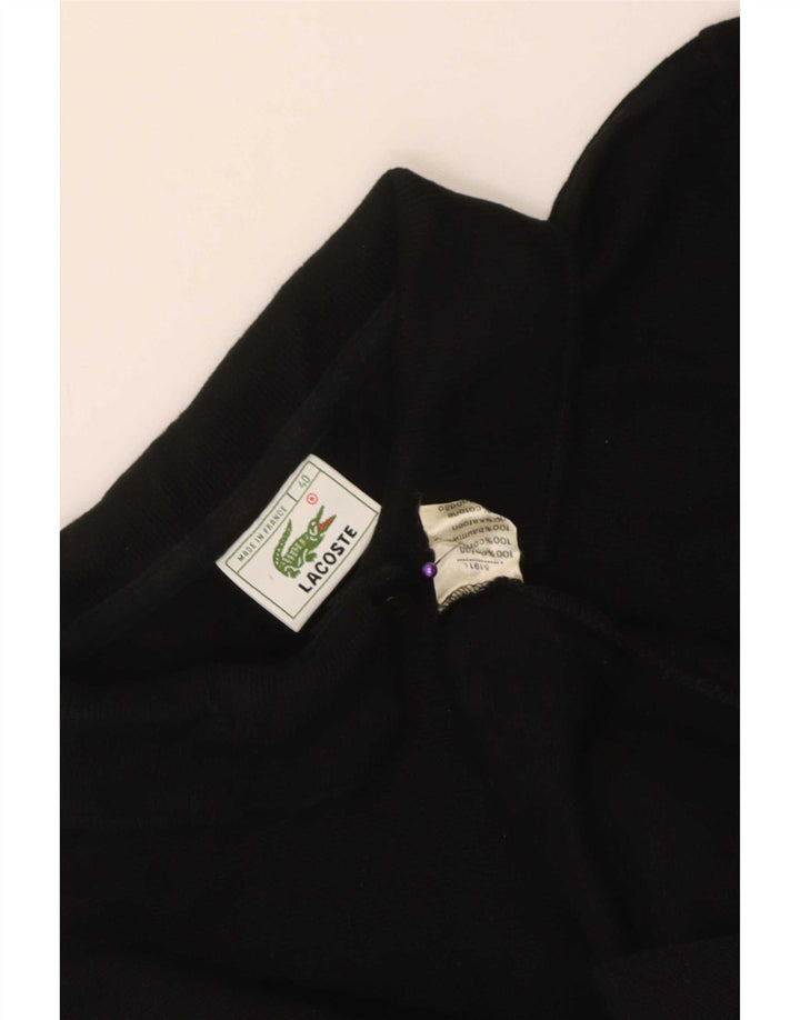 Lacoste langærmet poloshirt til kvinder str. 40 Medium Sort bomuld