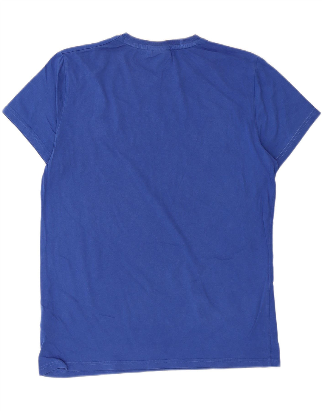 Superdry T-shirt top til mænd, stor blå bomuld