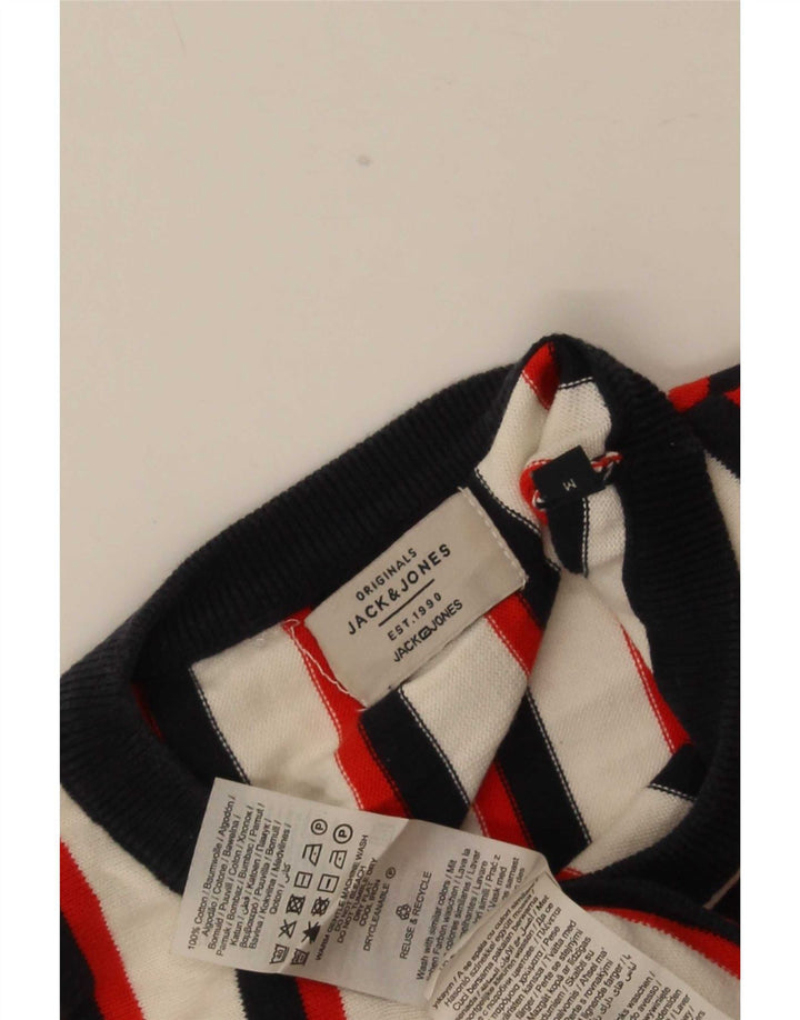 Jack & Jones Herre Crew Neck Jumper Sweater Medium Flerfarvet Stribet