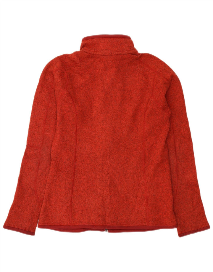Patagonia Dame træningsdragt Topjakke UK 10 Lille Rød Flecked Polyester