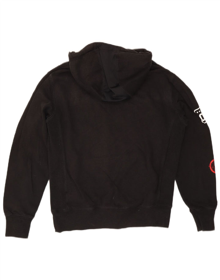 Superdry Grafisk hættetrøje til mænd, lille sort
